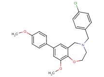 4-(4-chlorobenzyl)-9-methoxy-7-(4-methoxyphenyl)-2,3,4,5-tetrahydro-1,4-benzoxazepine