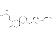 2-[2-(dimethylamino)ethyl]-8-[(5-propyl-2-furyl)methyl]-2,8-diazaspiro[5.5]undecan-3-one