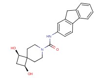 (1R*,3S*)-N-9H-fluoren-2-yl-1,3-dihydroxy-7-azaspiro[3.5]nonane-7-carboxamide