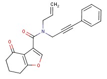 N-allyl-4-oxo-N-(3-phenylprop-2-yn-1-yl)-4,5,6,7-tetrahydro-1-benzofuran-3-carboxamide