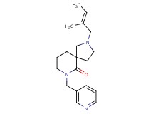 2-[(2E)-2-methyl-2-buten-1-yl]-7-(3-pyridinylmethyl)-2,7-diazaspiro[4.5]decan-6-one