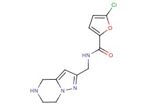 5-chloro-N-(4,5,6,7-tetrahydropyrazolo[1,5-a]pyrazin-2-ylmethyl)-2-furamide hydrochloride