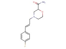 4-[(2E)-3-(4-fluorophenyl)prop-2-en-1-yl]morpholine-2-carboxamide