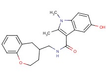 5-hydroxy-1,2-dimethyl-N-(2,3,4,5-tetrahydro-1-benzoxepin-4-ylmethyl)-1H-indole-3-carboxamide