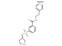 N-[2-(4-pyridinyl)ethyl]-3-{[(3R)-3-pyrrolidinylamino]sulfonyl}benzamide dihydrochloride