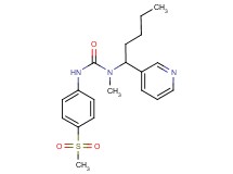 N-methyl-N'-[4-(methylsulfonyl)phenyl]-N-(1-pyridin-3-ylpentyl)urea