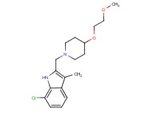7-chloro-2-{[4-(2-methoxyethoxy)piperidin-1-yl]methyl}-3-methyl-1H-indole