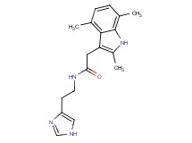 N-[2-(1H-imidazol-4-yl)ethyl]-2-(2,4,7-trimethyl-1H-indol-3-yl)acetamide