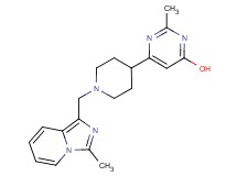 2-methyl-6-{1-[(3-methylimidazo[1,5-a]pyridin-1-yl)methyl]-4-piperidinyl}-4-pyrimidinol