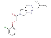 6-[(2-chlorophenoxy)acetyl]-2-isobutyl-6,7-dihydro-5H-pyrrolo[3,4-d]pyrimidine