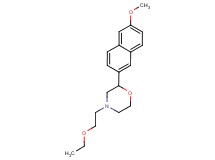 4-(2-ethoxyethyl)-2-(6-methoxy-2-naphthyl)morpholine