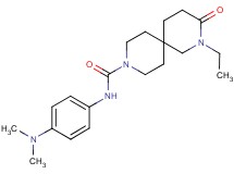 N-[4-(dimethylamino)phenyl]-2-ethyl-3-oxo-2,9-diazaspiro[5.5]undecane-9-carboxamide