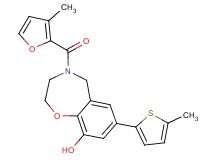 4-(3-methyl-2-furoyl)-7-(5-methyl-2-thienyl)-2,3,4,5-tetrahydro-1,4-benzoxazepin-9-ol