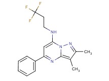 2,3-dimethyl-5-phenyl-N-(3,3,3-trifluoropropyl)pyrazolo[1,5-a]pyrimidin-7-amine