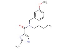 N-butyl-N-(3-methoxybenzyl)-2-methyl-1H-imidazole-4-carboxamide