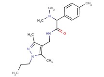 2-(dimethylamino)-N-[(3,5-dimethyl-1-propyl-1H-pyrazol-4-yl)methyl]-2-(4-methylphenyl)acetamide