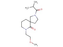 2-isobutyryl-7-(2-methoxyethyl)-2,7-diazaspiro[4.5]decan-6-one