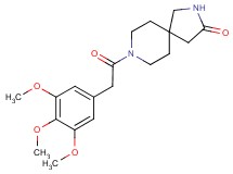 8-[(3,4,5-trimethoxyphenyl)acetyl]-2,8-diazaspiro[4.5]decan-3-one