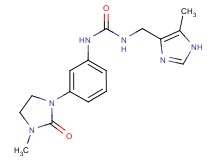 N-[(5-methyl-1H-imidazol-4-yl)methyl]-N'-[3-(3-methyl-2-oxoimidazolidin-1-yl)phenyl]urea