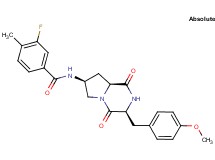 3-fluoro-N-[(3S,7S,8aS)-3-(4-methoxybenzyl)-1,4-dioxooctahydropyrrolo[1,2-a]pyrazin-7-yl]-4-methylbenzamide