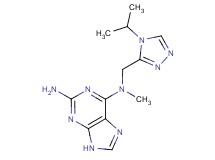 N~6~-[(4-isopropyl-4H-1,2,4-triazol-3-yl)methyl]-N~6~-methyl-9H-purine-2,6-diamine