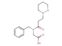 {benzyl[3-(1,2-oxazinan-2-yl)propanoyl]amino}acetic acid
