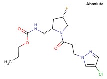 propyl ({(2S,4S)-1-[3-(4-chloro-1H-pyrazol-1-yl)propanoyl]-4-fluoropyrrolidin-2-yl}methyl)carbamate