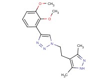 4-(2,3-dimethoxyphenyl)-1-[2-(3,5-dimethyl-1H-pyrazol-4-yl)ethyl]-1H-1,2,3-triazole