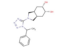 (3aR*,5R*,6S*,7aS*)-2-[1-(1-phenylethyl)-1H-tetrazol-5-yl]octahydro-1H-isoindole-5,6-diol