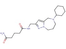 N-[(5-cyclohexyl-5,6,7,8-tetrahydro-4H-pyrazolo[1,5-a][1,4]diazepin-2-yl)methyl]pentanediamide