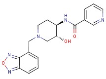 N-[(3R*,4R*)-1-(2,1,3-benzoxadiazol-4-ylmethyl)-3-hydroxypiperidin-4-yl]nicotinamide