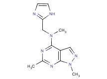 N-(1H-imidazol-2-ylmethyl)-N,1,6-trimethyl-1H-pyrazolo[3,4-d]pyrimidin-4-amine