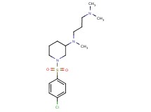 N-{1-[(4-chlorophenyl)sulfonyl]-3-piperidinyl}-N,N',N'-trimethyl-1,3-propanediamine