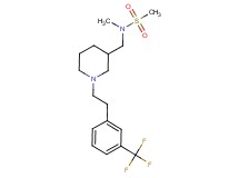 N-methyl-N-[(1-{2-[3-(trifluoromethyl)phenyl]ethyl}piperidin-3-yl)methyl]methanesulfonamide