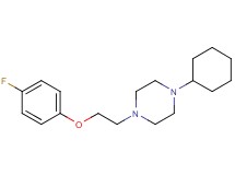 1-cyclohexyl-4-[2-(4-fluorophenoxy)ethyl]piperazine bis(trifluoroacetate)