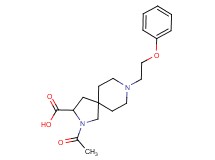 2-acetyl-8-(2-phenoxyethyl)-2,8-diazaspiro[4.5]decane-3-carboxylic acid