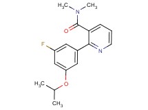 2-(3-fluoro-5-isopropoxyphenyl)-N,N-dimethylnicotinamide