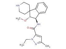 1-ethyl-N-[rel-(2R,3R)-2-methoxy-2,3-dihydrospiro[indene-1,4'-piperidin]-3-yl]-3-methyl-1H-pyrazole-5-carboxamide hydrochloride