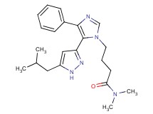 4-[5-(5-isobutyl-1H-pyrazol-3-yl)-4-phenyl-1H-imidazol-1-yl]-N,N-dimethylbutanamide