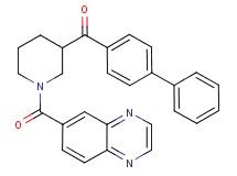 4-biphenylyl[1-(6-quinoxalinylcarbonyl)-3-piperidinyl]methanone