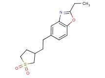 5-[2-(1,1-dioxidotetrahydro-3-thienyl)ethyl]-2-ethyl-1,3-benzoxazole