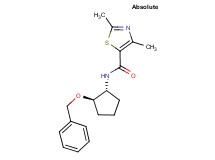N-[(1R,2R)-2-(benzyloxy)cyclopentyl]-2,4-dimethyl-1,3-thiazole-5-carboxamide
