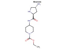 ethyl 4-({[(2S,4R)-4-aminopyrrolidin-2-yl]carbonyl}amino)piperidine-1-carboxylate