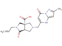 (3aS*,6aS*)-2-allyl-5-[(2-methyl-7-oxo-4,7-dihydropyrazolo[1,5-a]pyrimidin-5-yl)methyl]-1-oxohexahydropyrrolo[3,4-c]pyrrole-3a(1H)-carboxylic acid
