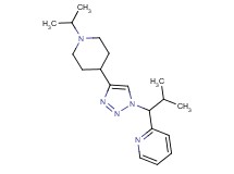 2-{1-[4-(1-isopropylpiperidin-4-yl)-1H-1,2,3-triazol-1-yl]-2-methylpropyl}pyridine