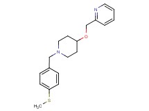 2-[({1-[4-(methylthio)benzyl]piperidin-4-yl}oxy)methyl]pyridine