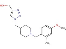(1-{[1-(4-methoxy-2-methylbenzyl)-4-piperidinyl]methyl}-1H-1,2,3-triazol-4-yl)methanol trifluoroacetate (salt)