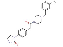 1-(4-{2-[4-(3-methylbenzyl)-1-piperazinyl]-2-oxoethyl}phenyl)-2-imidazolidinone