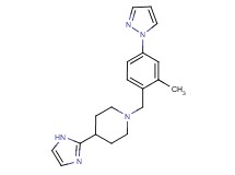 4-(1H-imidazol-2-yl)-1-[2-methyl-4-(1H-pyrazol-1-yl)benzyl]piperidine
