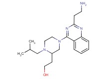 2-{4-[2-(2-aminoethyl)-4-quinazolinyl]-1-isobutyl-2-piperazinyl}ethanol dihydrochloride